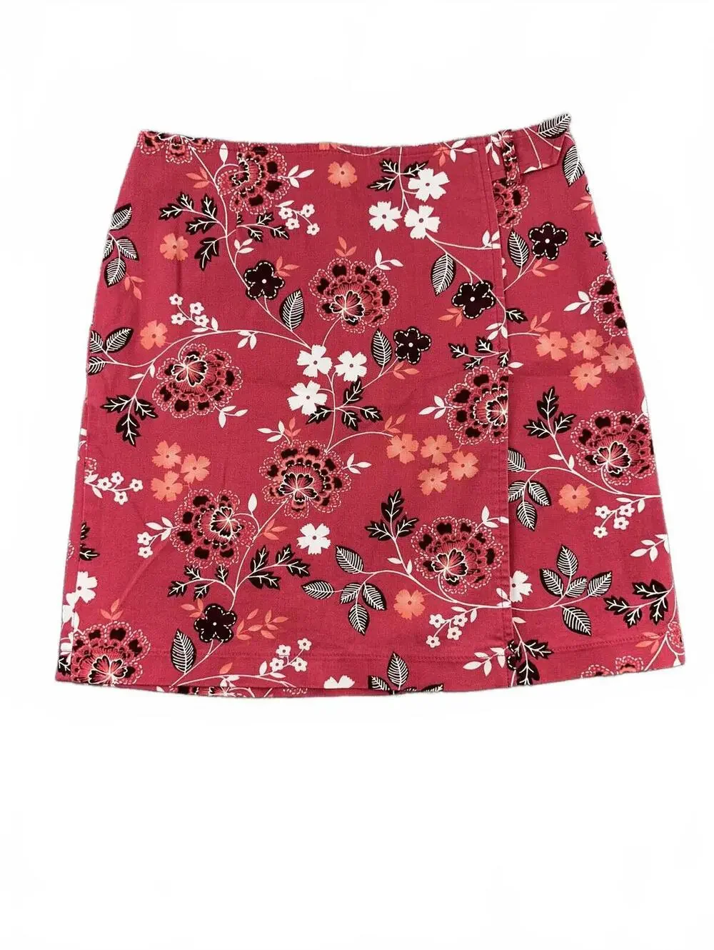 Ann Taylor LOFT Floral Wrap Skirt - Picture 2 of 6